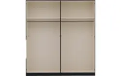 Goossens kledingkast easy storage ddk zwart hoogwaardig meubelplaat - 8223721-02