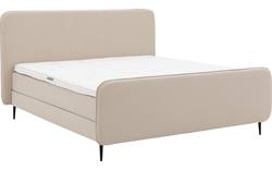 Goossens boxspring compleet avance lento compleet beige stof - 8223944-01