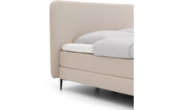 Goossens boxspring compleet avance lento compleet beige stof - 8223944-01