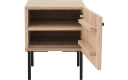 Goossens nachtkastje capelli wit eiken - 8223946-01