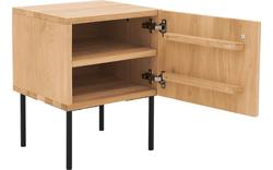 Goossens nachtkastje capelli blank eiken - 8223948-04