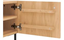 Goossens nachtkastje capelli blank eiken - 8223948-01