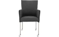 Goossens eetkamerstoel funk grijs stof - 8224099-01