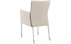 Goossens eetkamerstoel funk beige stof - 8224101-01