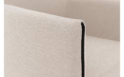 Goossens eetkamerstoel funk beige stof - 8224101-01