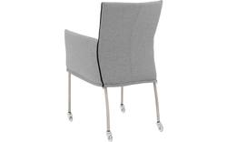 Goossens eetkamerstoel funk grijs stof - 8224102-01