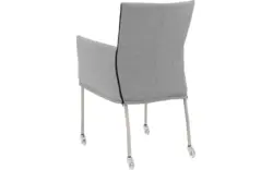 Goossens eetkamerstoel funk grijs stof - 8224102-01