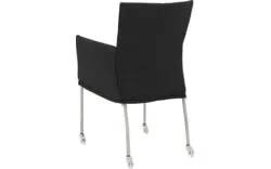 Goossens eetkamerstoel funk grijs stof - 8224103-01