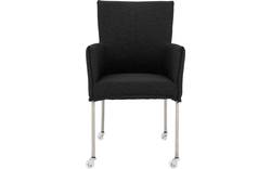Goossens eetkamerstoel funk grijs stof - 8224103-01