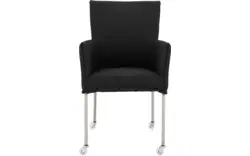 Goossens eetkamerstoel funk grijs stof - 8224103-01