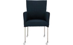 Goossens eetkamerstoel funk blauw stof - 8224105-01