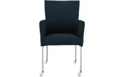 Goossens eetkamerstoel funk blauw stof - 8224105-01