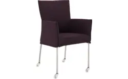 Goossens eetkamerstoel funk roze stof - 8224106-01