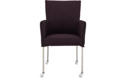 Goossens eetkamerstoel funk roze stof - 8224106-01
