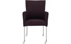 Goossens eetkamerstoel funk roze stof - 8224106-01
