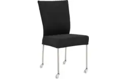 Goossens eetkamerstoel funk grijs stof - 8224107-01