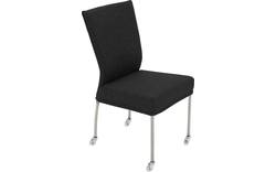 Goossens eetkamerstoel funk grijs stof - 8224107-01