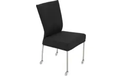 Goossens eetkamerstoel funk grijs stof - 8224107-01