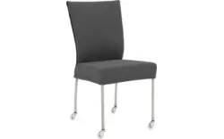 Goossens eetkamerstoel funk grijs stof - 8224108-01