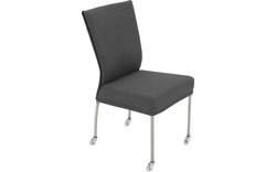 Goossens eetkamerstoel funk grijs stof - 8224108-01