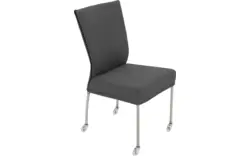 Goossens eetkamerstoel funk grijs stof - 8224108-01