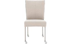 Goossens eetkamerstoel funk beige stof - 8224109-01