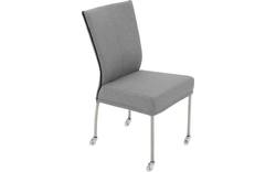 Goossens eetkamerstoel funk grijs stof - 8224110-01