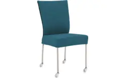 Goossens eetkamerstoel funk blauw stof - 8224111-01