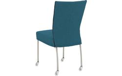 Goossens eetkamerstoel funk blauw stof - 8224111-02