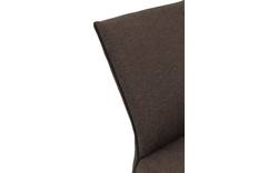 Goossens eetkamerstoel funk bruin stof - 8224113-01
