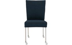 Goossens eetkamerstoel funk blauw stof - 8224114-01