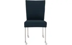 Goossens eetkamerstoel funk blauw stof - 8224114-01