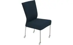Goossens eetkamerstoel funk blauw stof - 8224114-01