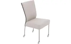 Goossens eetkamerstoel funk grijs stof - 8224115-01