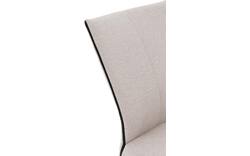 Goossens eetkamerstoel funk grijs stof - 8224115-01