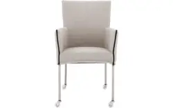Goossens eetkamerstoel funk grijs stof - 8224116-01
