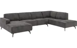 Goossens u bank hercules grijs microvezel - 8224468-01