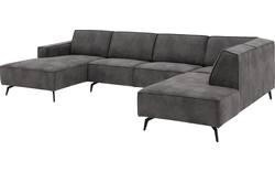 Goossens u bank hercules grijs microvezel - 8224468-01