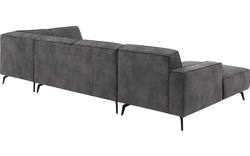 Goossens u bank hercules grijs microvezel - 8224468-01