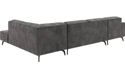 Goossens u bank hercules grijs microvezel - 8224468-01