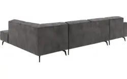 Goossens u bank hercules grijs microvezel - 8224468-01