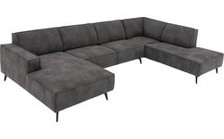 Goossens u bank hercules grijs microvezel - 8224468-01