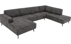 Goossens u bank hercules grijs microvezel - 8224468-01
