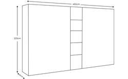 Goossens excellent kast systeem statement compleet wit hoogwaardig meubelplaat - 8226407-01