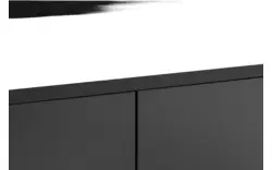 Goossens basic buffetkast madrid zwart melamine - 8226403-01