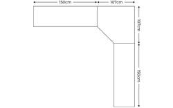 Goossens excellent kast systeem statement compleet wit hoogwaardig meubelplaat - 8226615-01