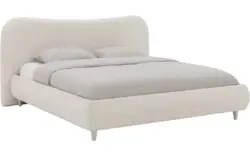 Goossens bedframe pecaro wit stof - 8226813-01