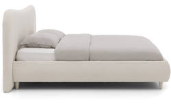 Goossens bedframe pecaro wit stof - 8226813-01