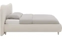 Goossens bedframe pecaro wit stof - 8226813-01