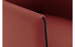 Goossens eetkamerstoel funk rood leer - 8227238-01
